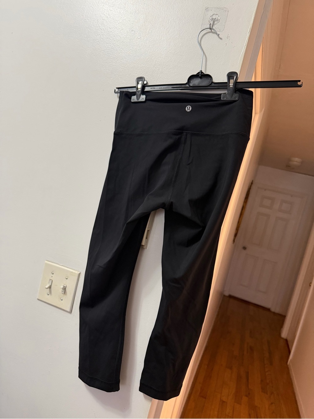 lululemon athletica Black Cropped Workout Leggings